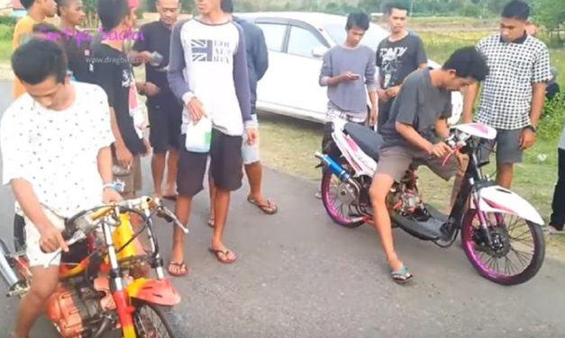 Balapan Liar Dalam Menggunakan Jenis Motor Drag