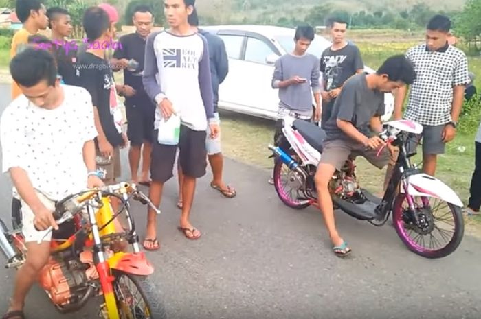 Balapan Liar Dalam Menggunakan Jenis Motor Drag