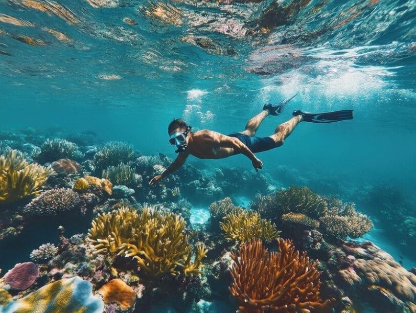 Aktivitas Air Snorkeling Melihat Keindahan Alam