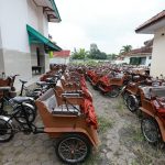 Kendaraan Unik Becak Sejak Zaman Dulu