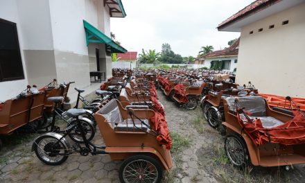 Kendaraan Unik Becak Sejak Zaman Dulu